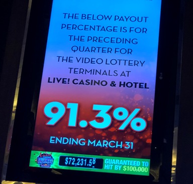 Maryland Live Casino Roulette Minimum