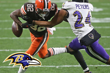 Ravens CB Marcus Peters, RB Gus Edwards suffer torn ACLs in practice