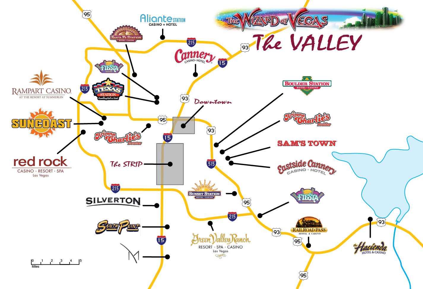 Las Vegas Maps - Wizard of Vegas